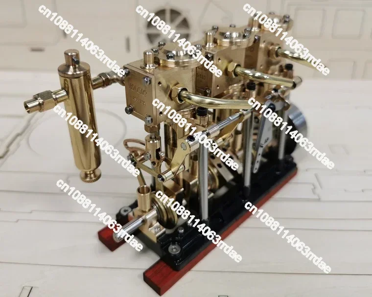 For LS3-13s Twin Cylinder Three-cylinder Steam Engine High Torque Steam Boat  Model