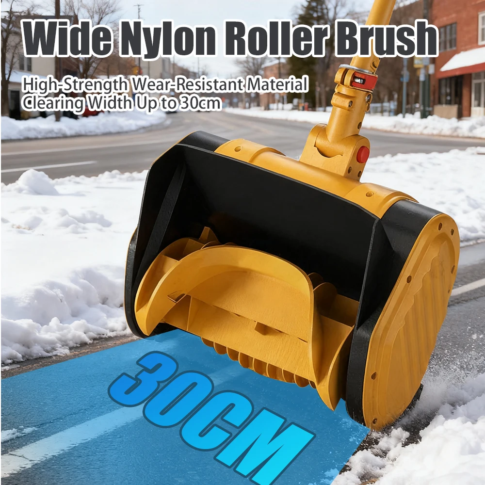 Cordless Electric Snow Blower – Lightweight Battery-Powered Snow Thrower for Driveways, Sidewalks & Walkways, Portable Snow Clearing Tool 6