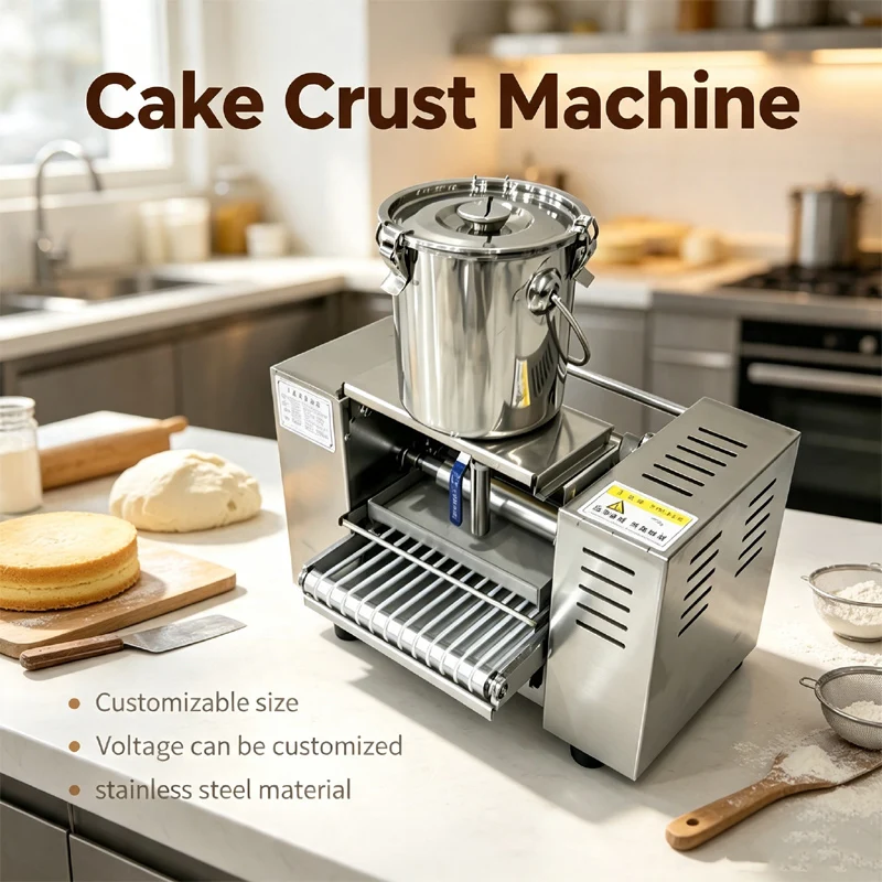 Commercial Melaleuca Cake Crust Machine Spring Roll Pancake Machine Towel Roll Making Machine