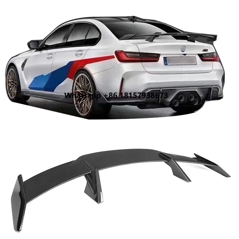 

Car Accessories Trunk Carbon Fiber Rear Spoiler Carbon Fiber Rear Tail Wing for M3 M4 G80 G82 MP Styles