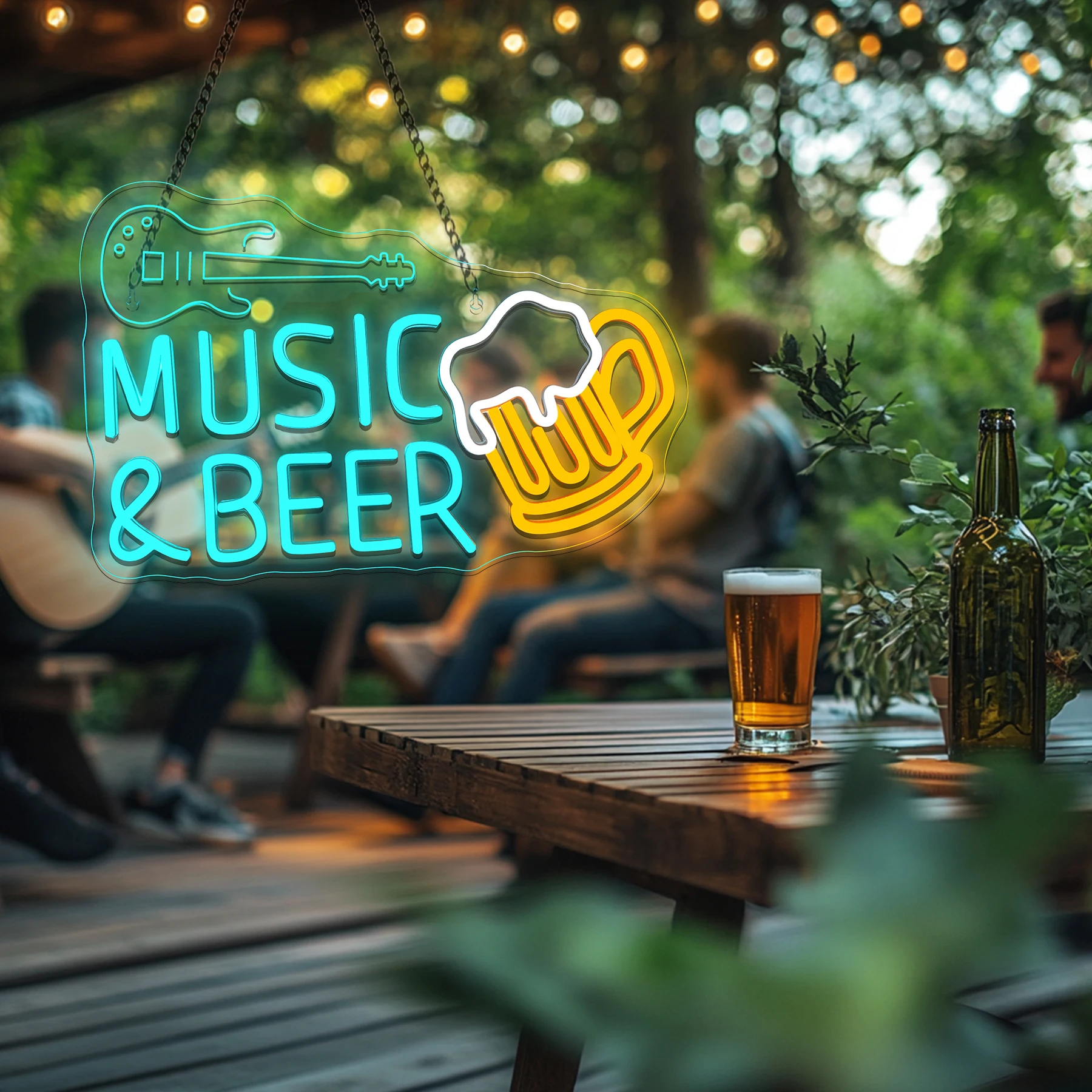 

Музыка Пиво Неоновая Вывеска Летняя Гитара Резьба Неоновый Свет Музыка Неоновые Вывески Настенный Декор Для Баэ Паба Домашняя Вечеринка Человек Пещера Клуб