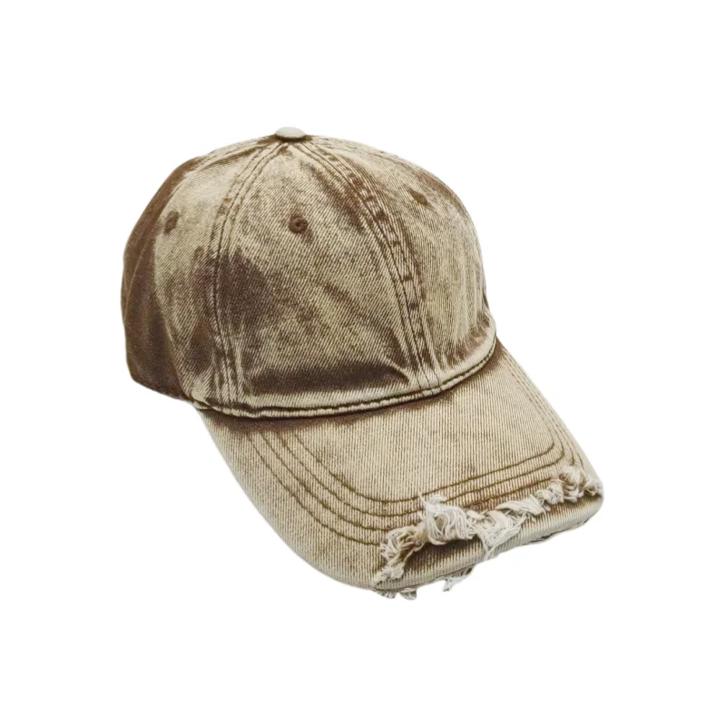 High quality spring and autumn washed rags cowboy baseball cap couples casual sunblock soft top casual cap for men and women