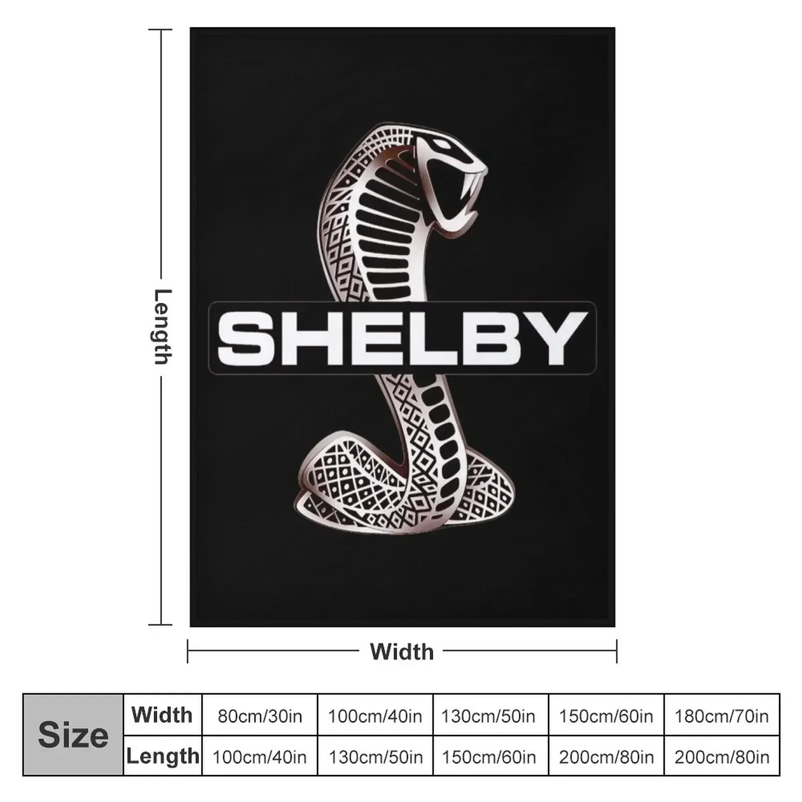 RED LIGH SHELBY MUSTANG GT500 Throw Blanket Sleeping Bag Heavy Shaggy Kid'S Blankets