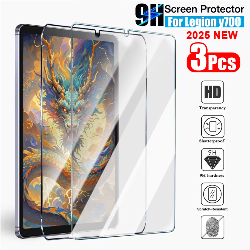 1-3PCS Tempered Glass for Lenovo Legion Y700 2025 8.8 inch Screen Protector for Legion Y700 3rd generation HD Anti-scratch Film