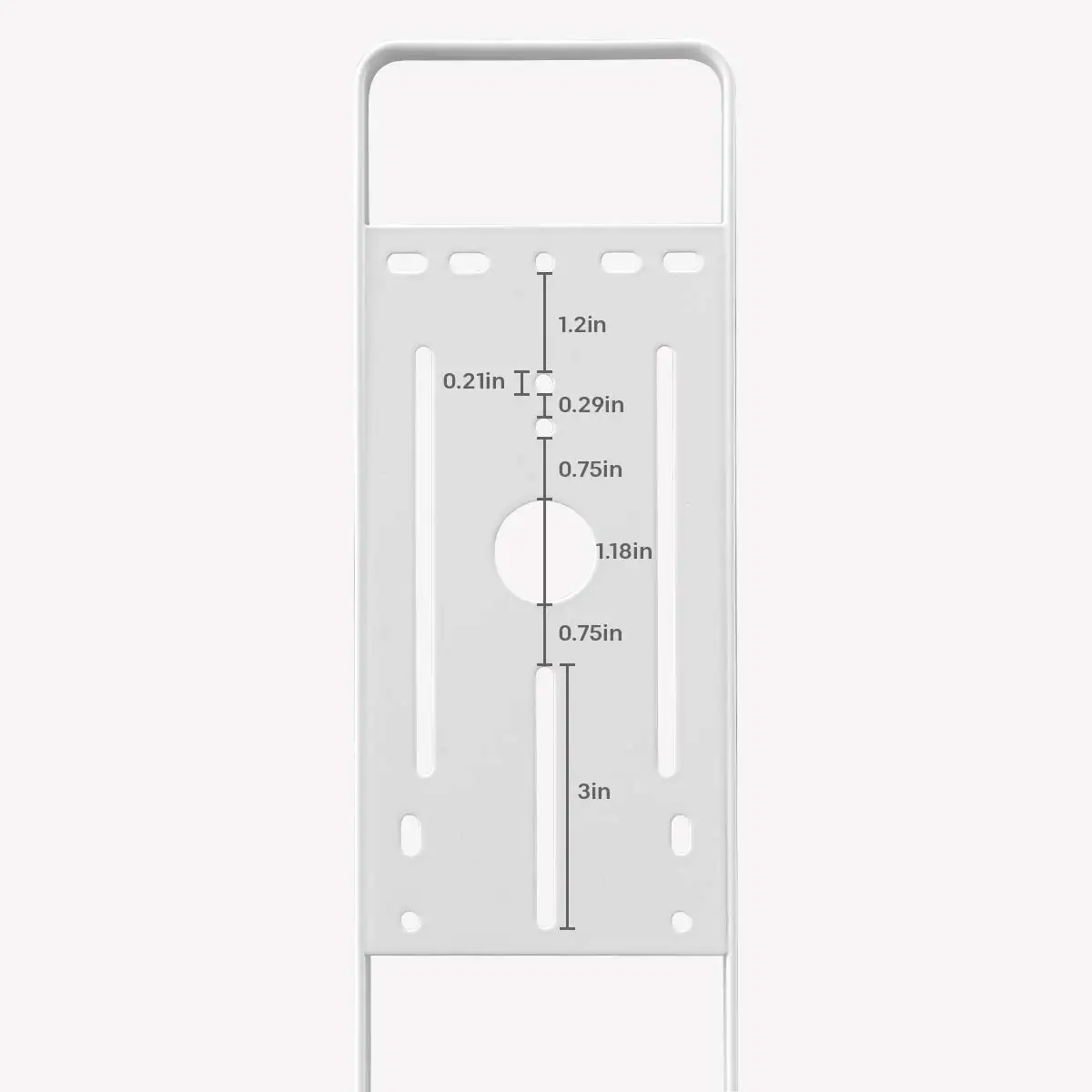 Vacuum Stand for Dyson, Stable Metal Bracket, Stand Holder, Storage for Dyson V15, V11, V10, V8, V7, V6, White, Black