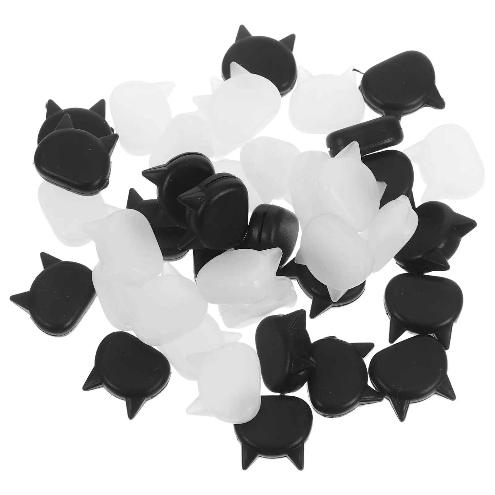 

20Pairs Anti-Slip Silicone Eyeglass Ear Grips Cute Cat Shape Holders Safety Retainers for Sports and Everyday Wear