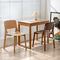Nordic Solid Wood Dining Chairs Modern Simple Ergonomic Furniture Seat Height  45CM Sillas Para Comedor