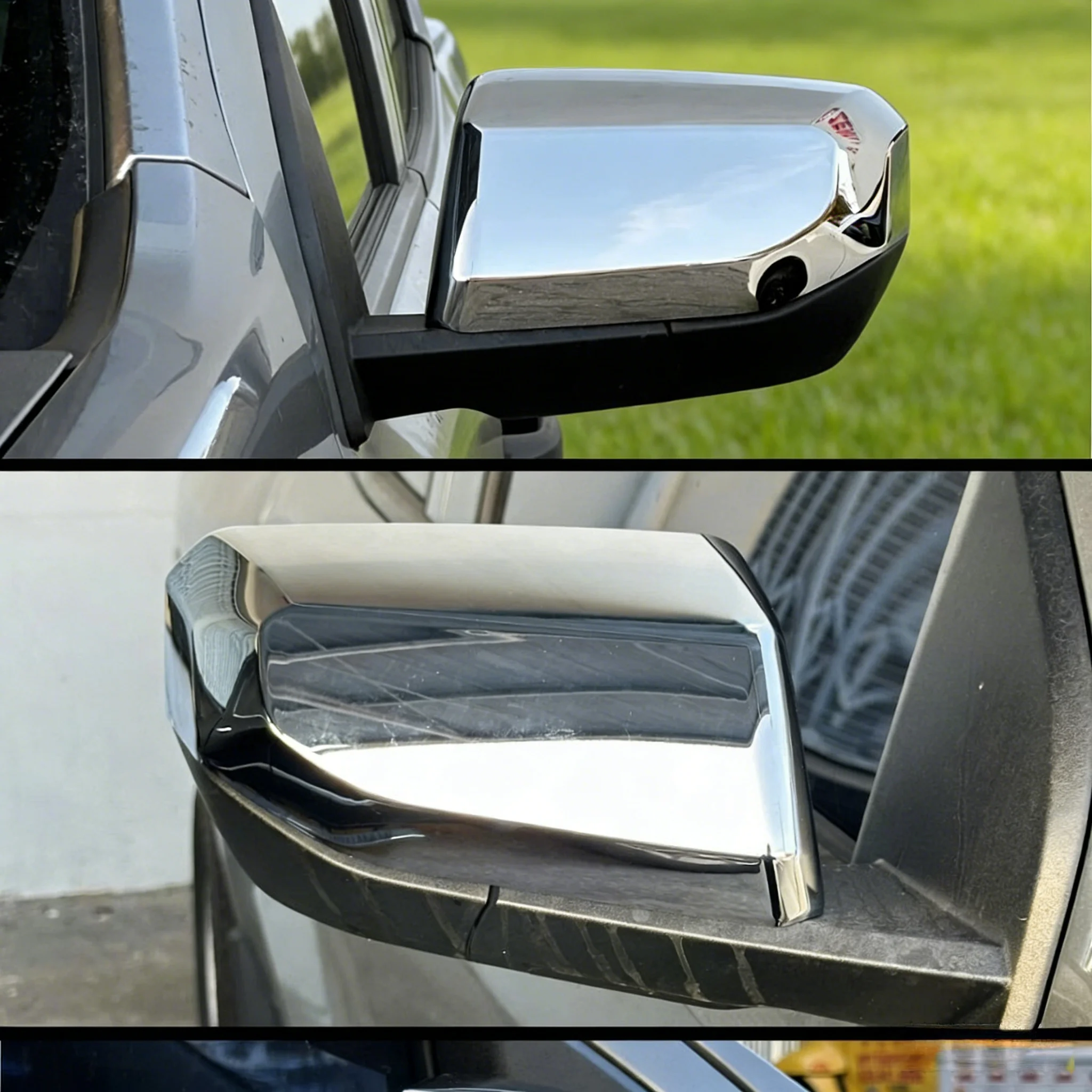 

1 Pair Chrome Plated Full Mirror Cover Cap For 2024 Chevrolet Colorado Kurode