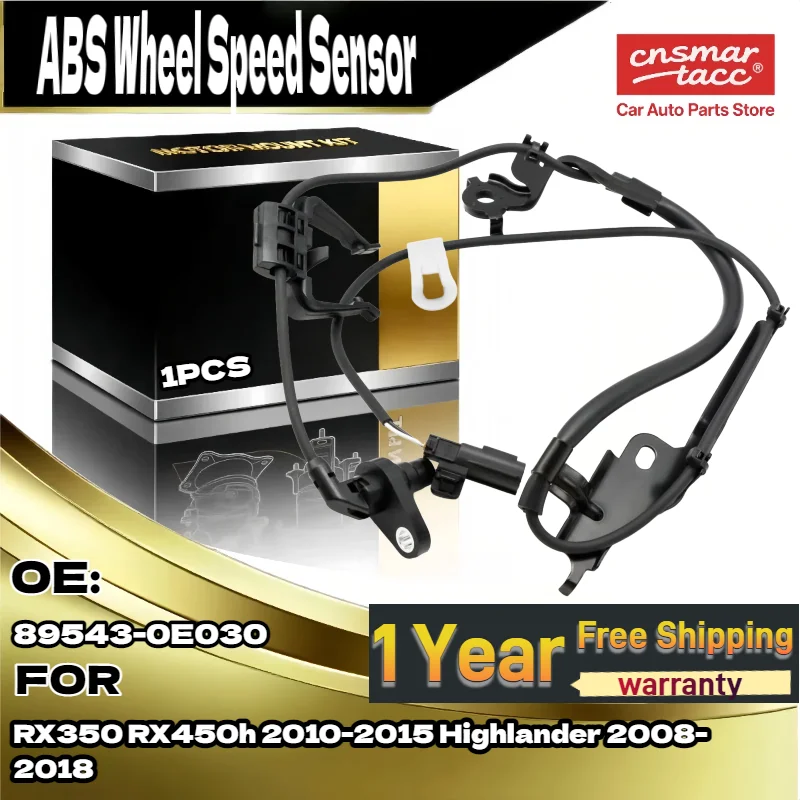 

Для переднего левого датчика скорости колеса ABS для RX350 RX450h 2010-2015 Highlander 2008-2018 89543-0E030