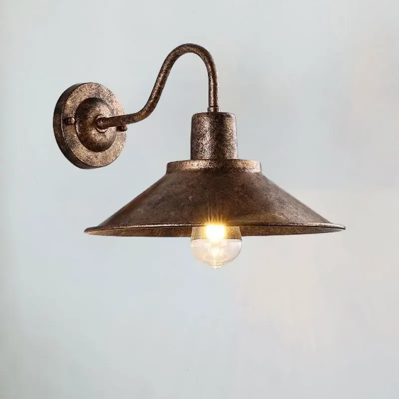 

Винтажный черный металлический настенный светильник для внутреннего и наружного двора, балкона, гостиной, коридора, лестницы, освещение в стиле лофт, спальня, настенное бра, бюстгальтер