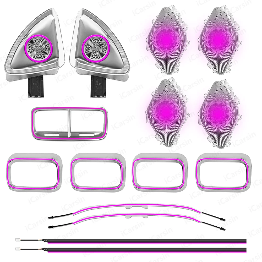 

Icarsin W167 Ambient Light For Mercedes GLE GLS 2020-2025 Interior Lighting Upgrade MMi Control Accessories