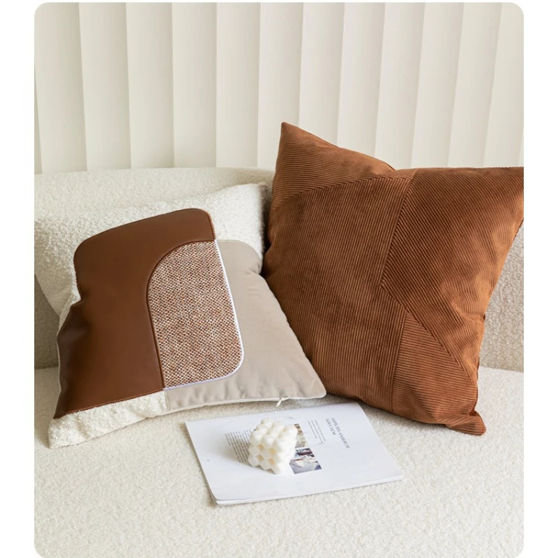 30X50/45X45/50X50CM Light Luxury Throw Pillow Cover Retro Homestay Stamping Cushion Cover Decor Home Decorative Pillowcase