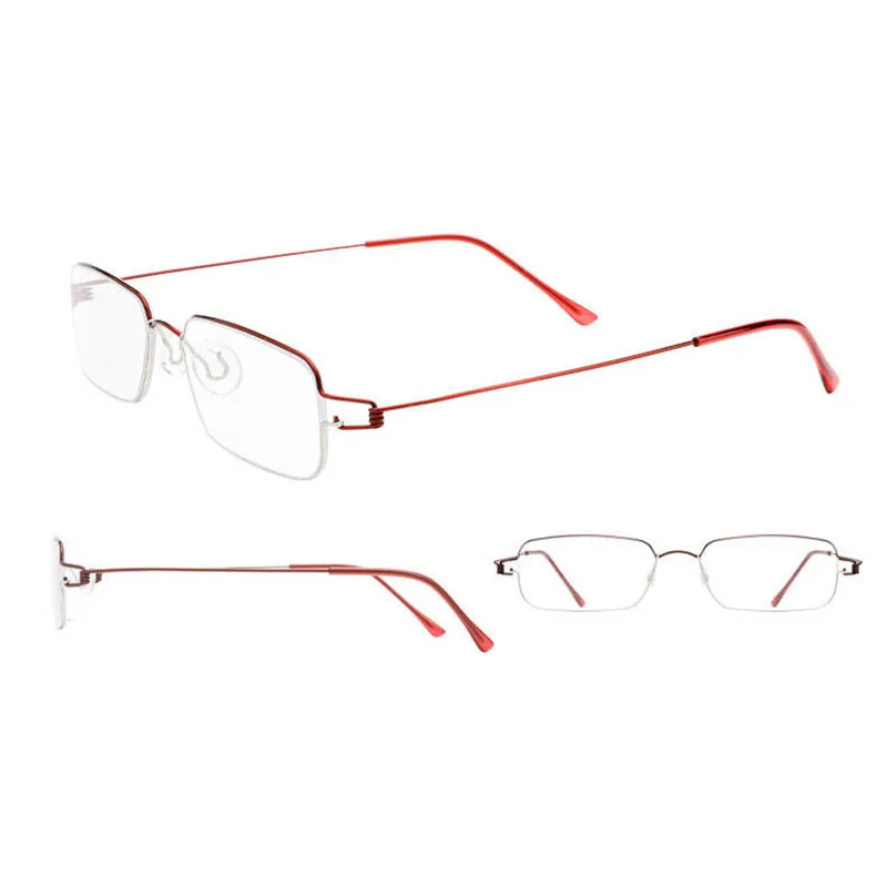 Newest Trendy Ultra Light 10g Blue Light block Stainless Steel Reading Glasses