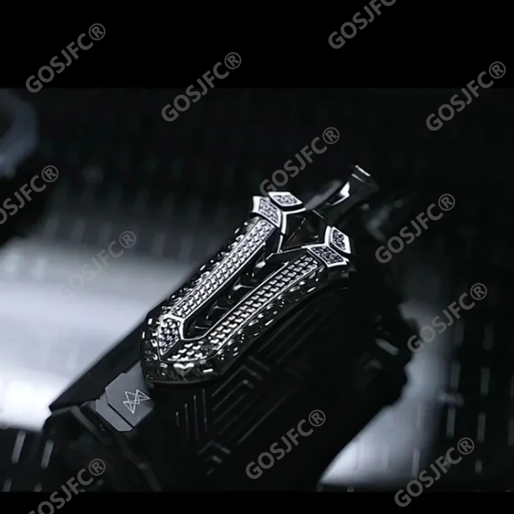 YIJIE EDC Suspended Armor Sword 10off Titanium Fidget Slider Clicking Fidget Toy Fidget Toys For Adults