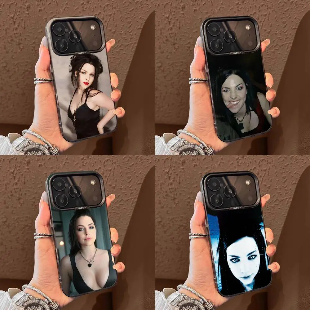 

E-Evanescence Fallen A-Amy Lee Phone Case For iPhone 15,17,11,14,13,16,12,E,Max,Plus,Air,Pro,Mini Black Matte Cover