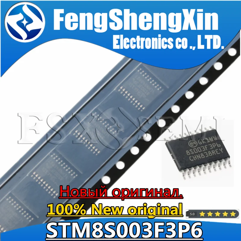 100% New original STM8S003F3P6 8S003F3P6 STM8S003F3P6TR TSSOP-20 Chips