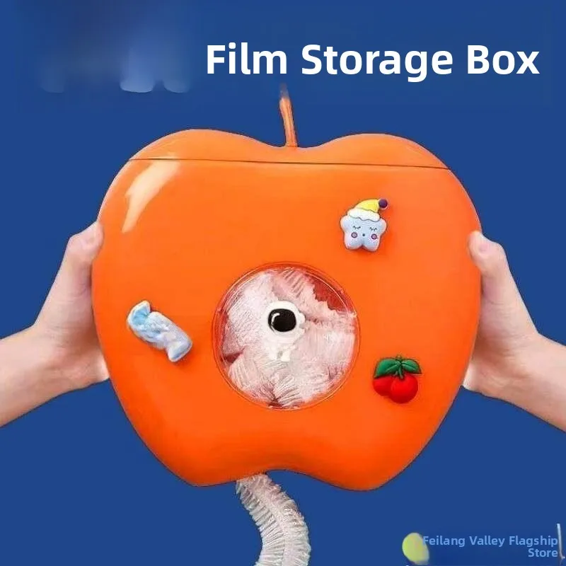キッチン保存フィルム収納ボックス多機能ノンパンチング壁掛け式使い捨て引き出し式ノンジャミング収納ボックス