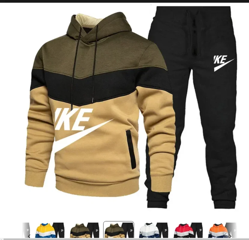 

Men's hoodie and trousers casual sportswear, men's sportswear brand clothing, sportswear suits, autumn and winter suits, New pro