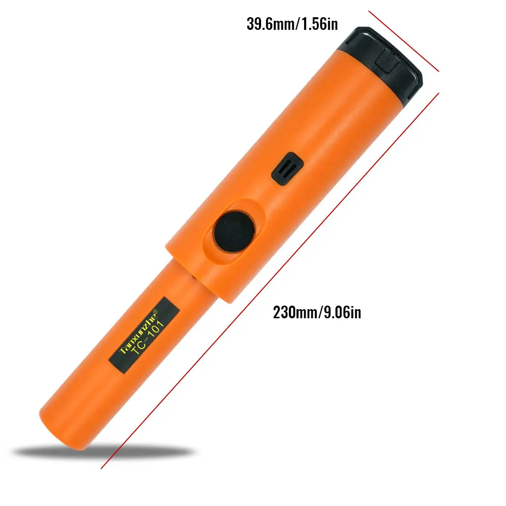 Protable High SensitivityTC-101 Handheld Metal Detector Positioning Rod With Anti-scratch Protection Cover Metal Pinpointing