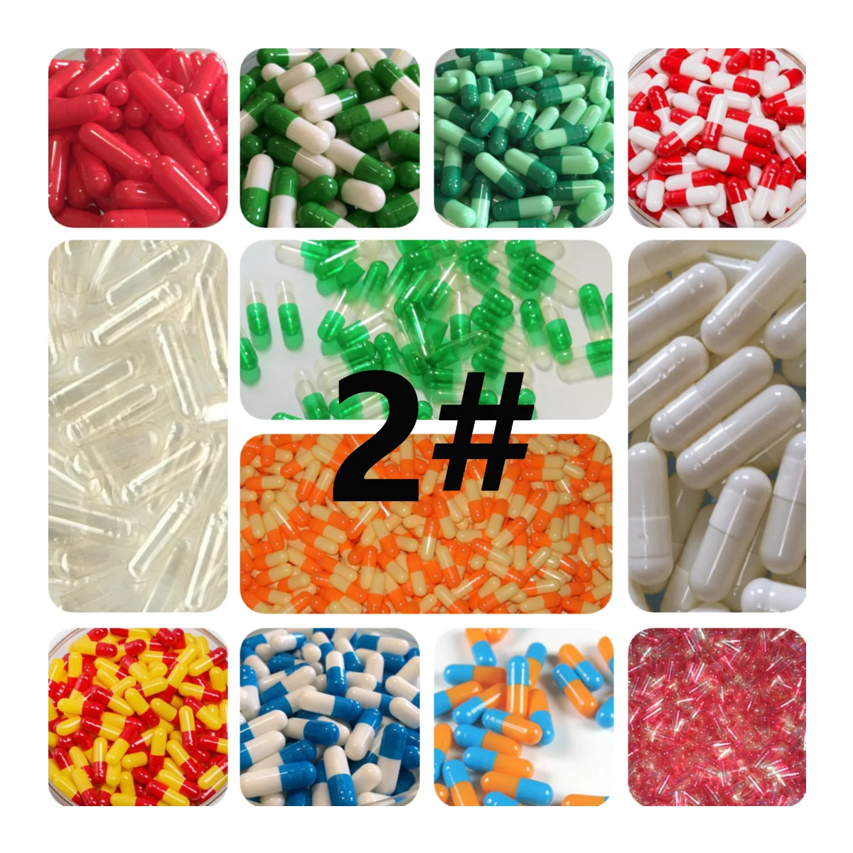 2# empty capsules 10,000pcs!Many colored, hard gelatin empty capsules 2# (joined or seperated capsules available!)