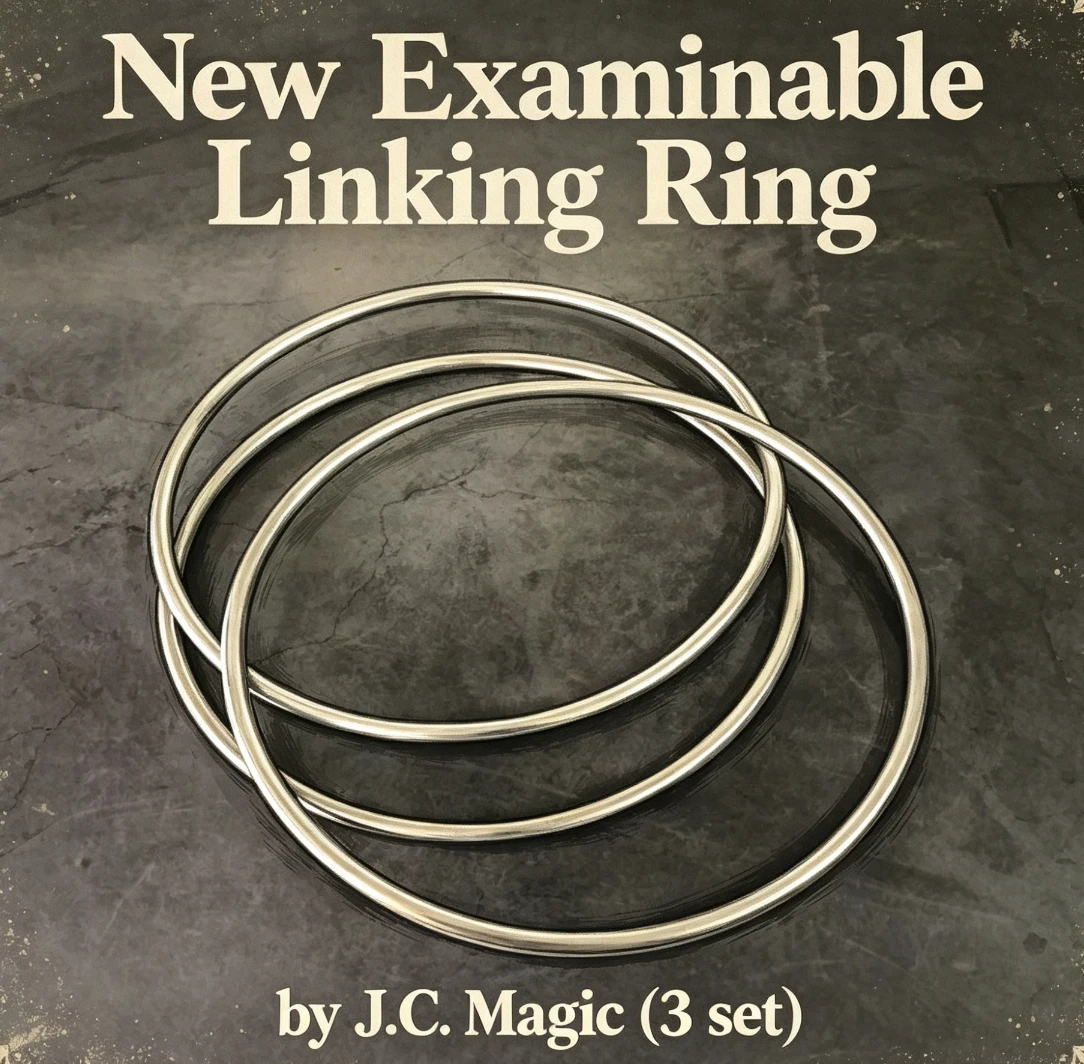 new-examinable-linking-ring-by-jc-magic-3-set-close-up-stage-magic-performance-props-for-magicians