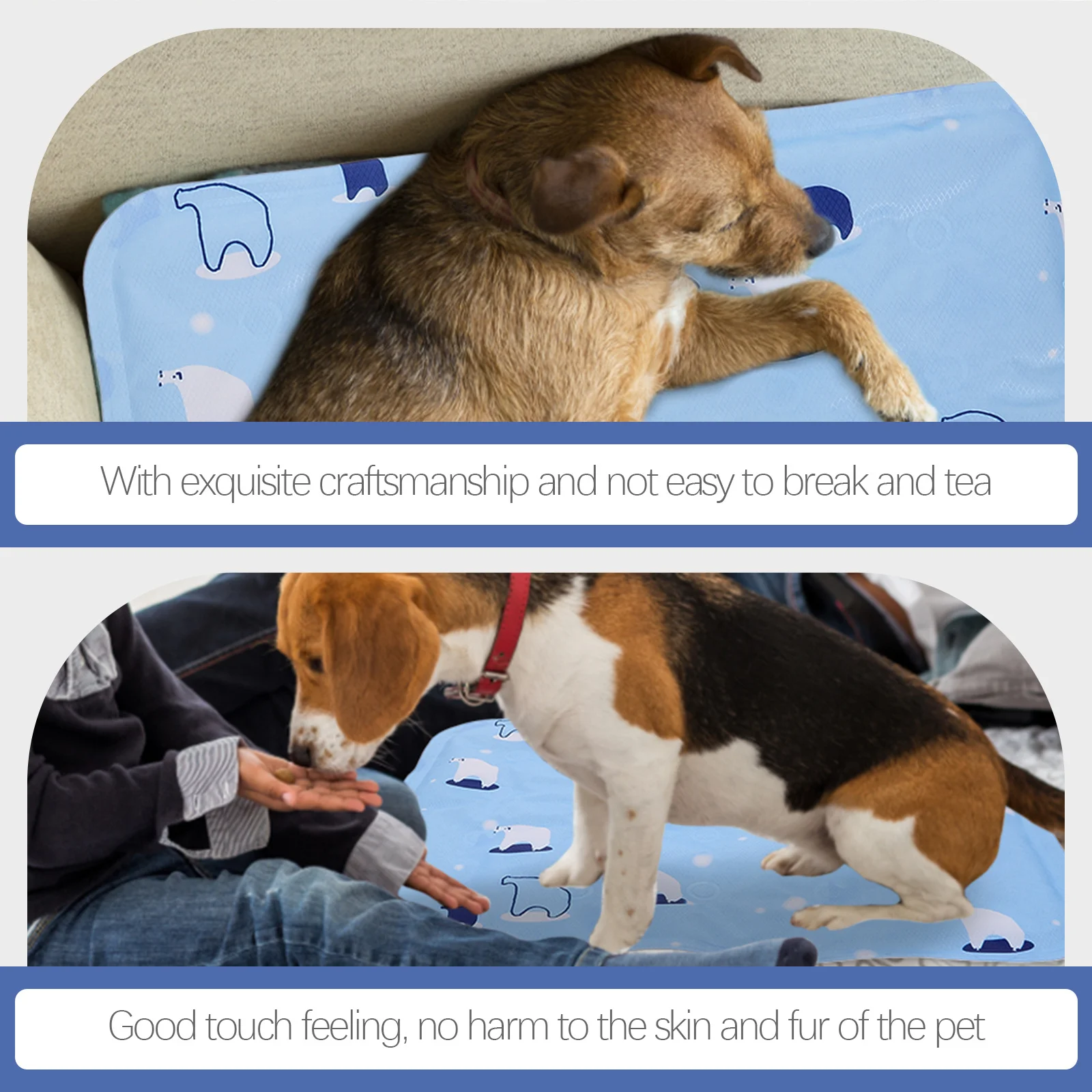 

Pet Cooling Mat Dog Summer Nest Puppy Sleeping Cushion Cat Cooling Pad Breathable Dog Sleep Mat Summer Pet Bed