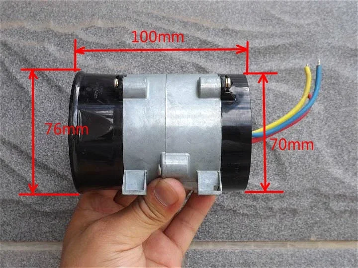 Metal Culvert Fan Rotor Brushless DC Motor High Speed Turbo Fan DIY Vacuum Cleaner Motor Accessories With Original Driver Board