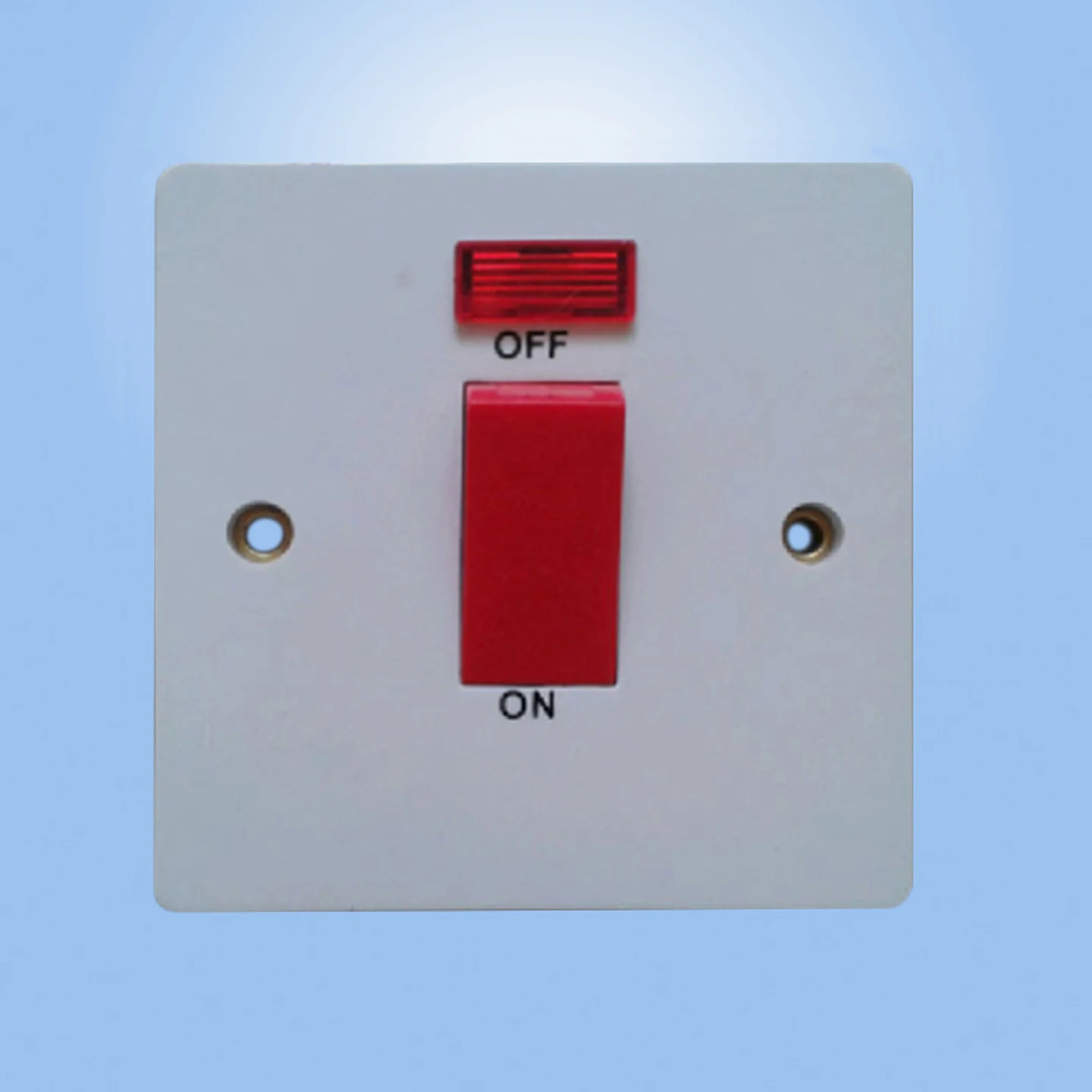 45A Double Pole Switch with Pilot lamp,Used for Kitchen appliances, Electric Water heaters, and Other high-Power Electrical Equi