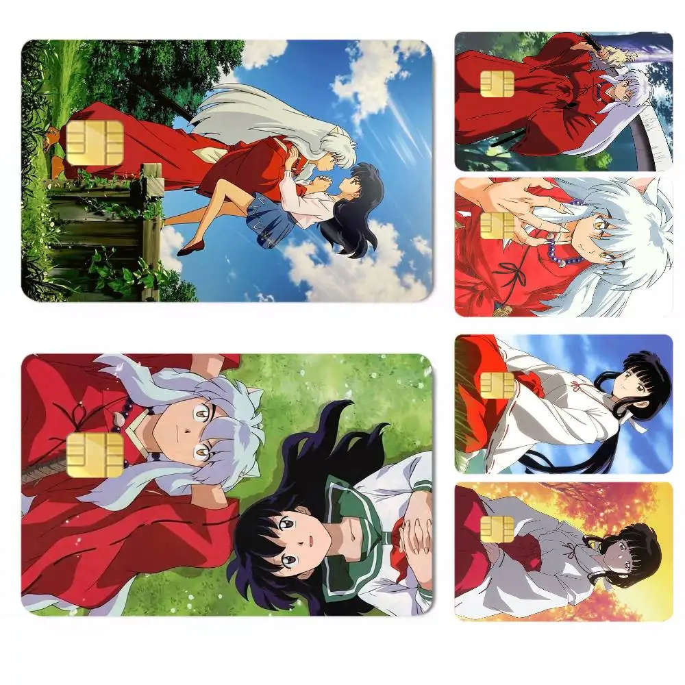Anime-e Inuyasha Credit Card HD Stickers Easy to replace, change card style anytime as you like