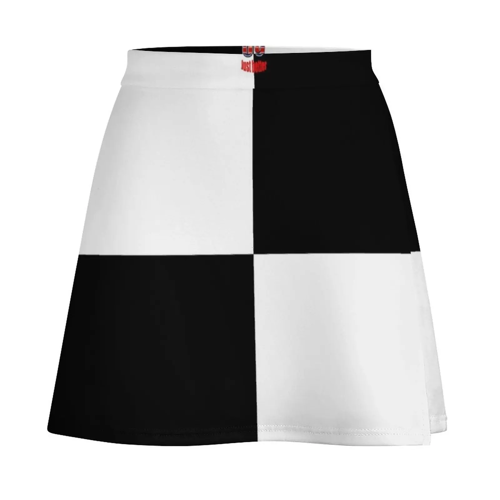 60s never SQUARE black and white check Mini Skirt Sexy mini skirt night club women Mini Skirt