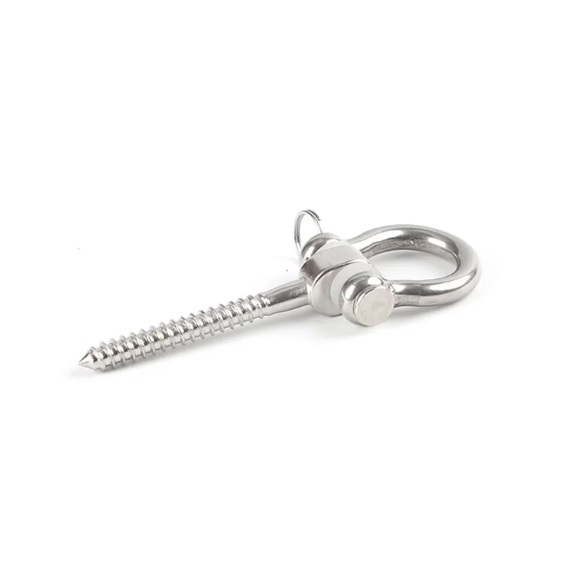 

ABWP-Swing Hangers Swing Set Hooks M8 Heavy Duty 180° Stainless Steel Hammock Hooks 1800LB Capacity For Sandbag Hammock Chair Du
