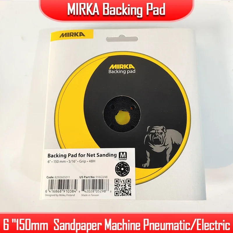 MIRKA Backing Pad for Net Sanding Original Tray for Finnish Sander 6 