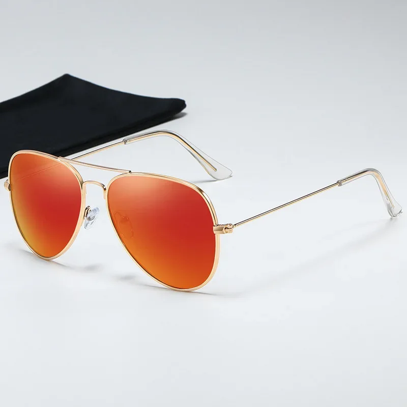 موضة النظارات الشمسية الطيران للنساء الرجال الطيار مرآة مستديرة التدرج المرأة نظارات Oculos lrest Gafas De Sol
