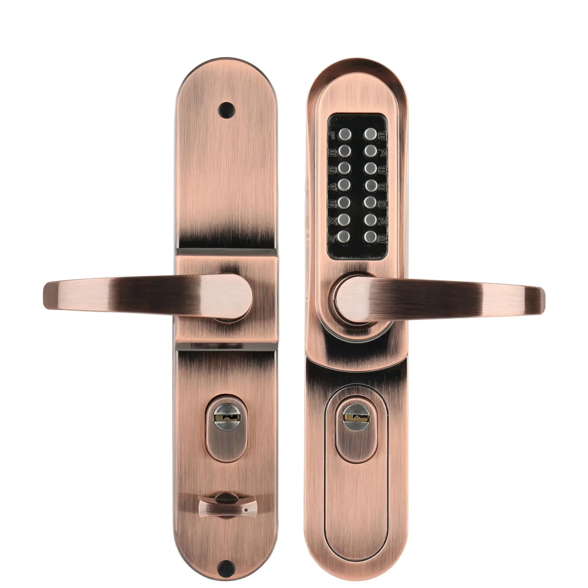 

Villa courtyard door, entry security door, mechanical combination lock
