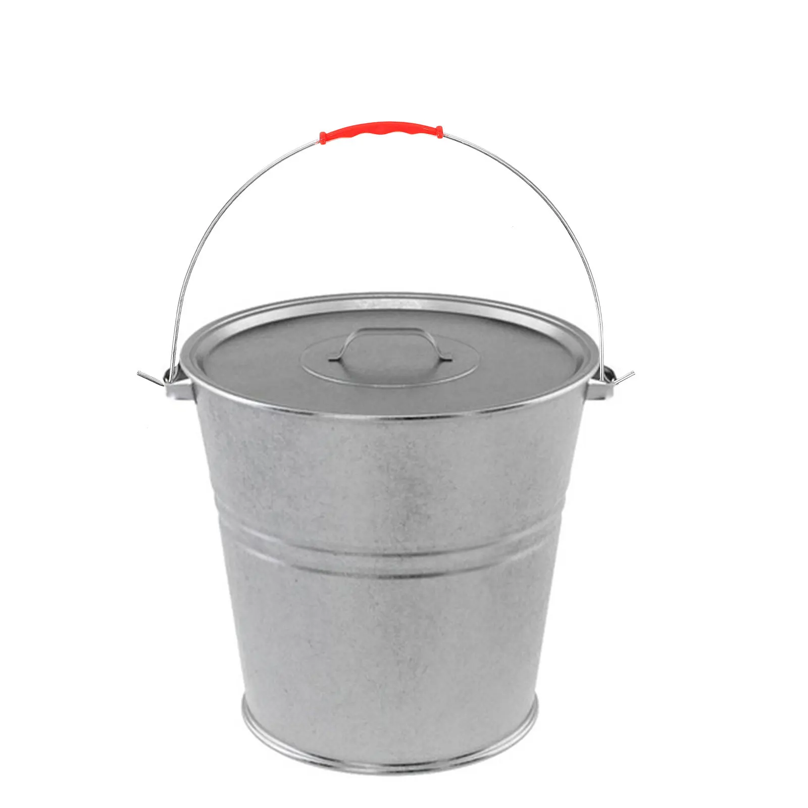 

2Pcs Iron Bucket Handle Accessory Heavy Duty Rust-Resistant Replacement Handle Strong Load-Bearing Bucket Grip for Gardening