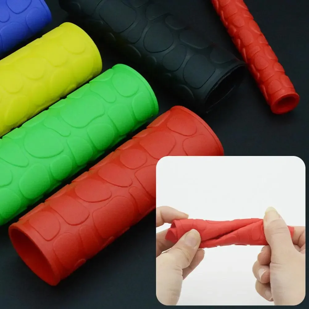 Universal Motorcycle Handlebar Grip Brake Clutches Lever Cover Protector Soft Rubber Bar Brake Handle Silicone Sleeve