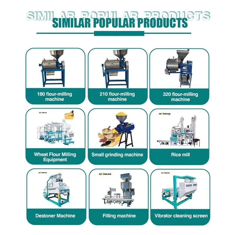 Automatic Machine Commercial High Efficiency Small Corn Maize Mill Grinder Flour Milling Machine
