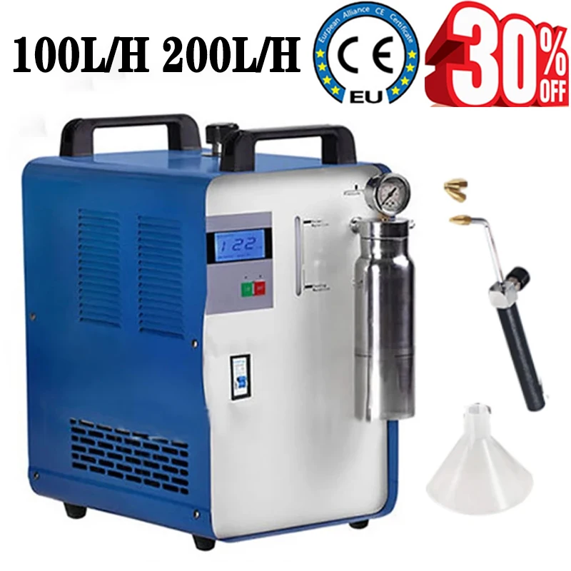 200L/H Acrylic Flame Polisher Machine Electric Oxygen Hydrogen Polishing grinding machine HHO Generator 220V/110V