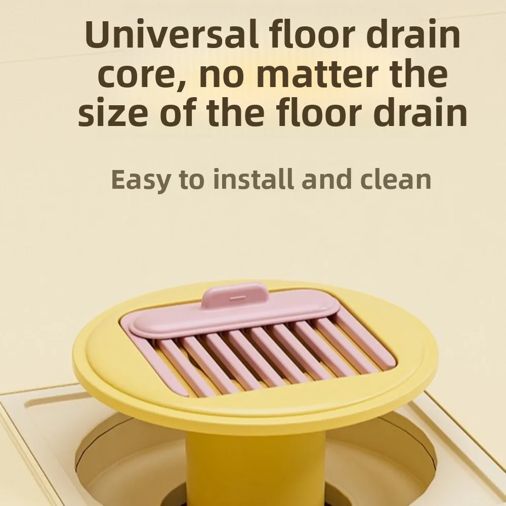 

Universal Bathroom Anti-odor Floor Drain Trap One-Way Drain with Comb Sealing Cover Floor Drain Anti-backflow