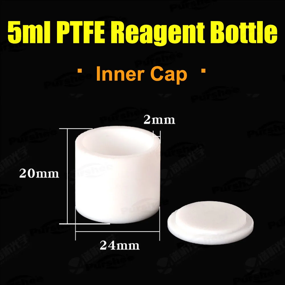 PTFE-Schraubverschluss-Reagenzflasche Hochtemperaturbeständig Säure- und Alkalibeständig mit Deckel Verschiedene Größen Labor-Aufbewahrungsflasche – Detail 13