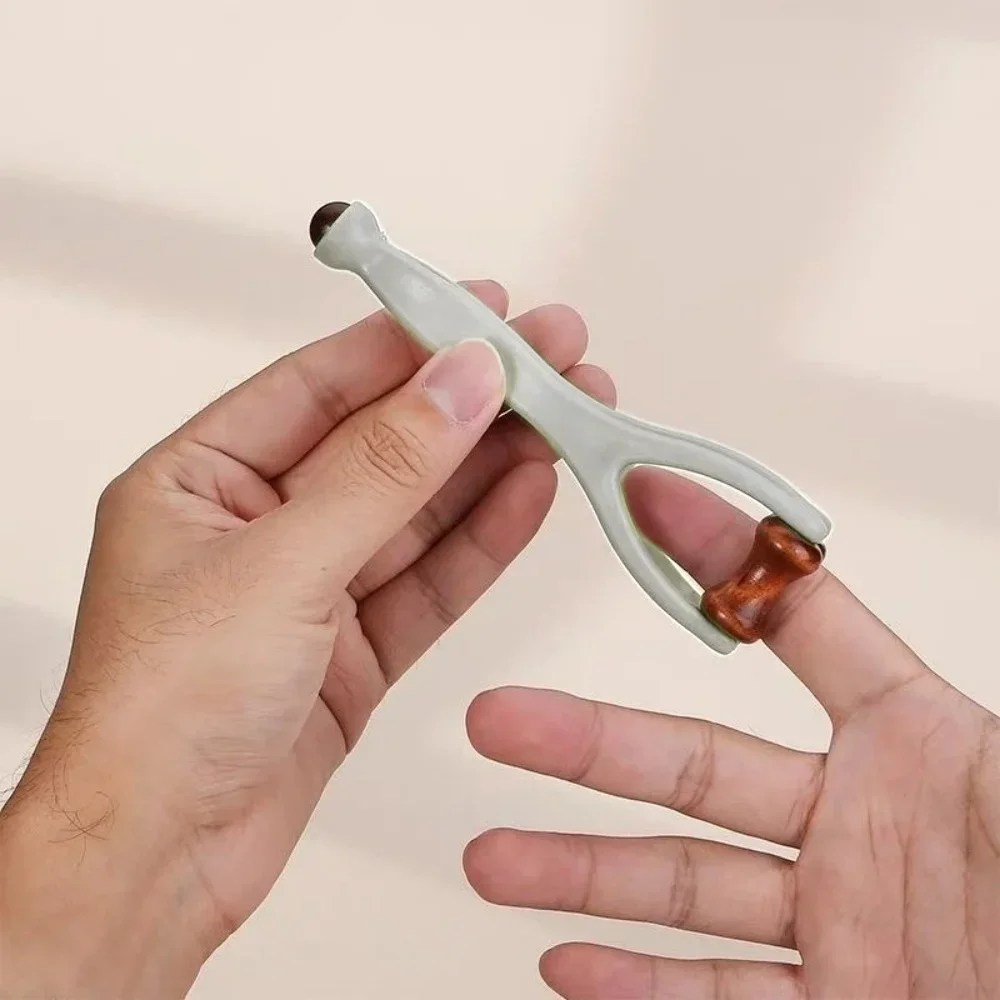 Wooden Finger Massage Roller Multi-functional Thumb Joint Press Massager Finger Stretching Exercise Tool Hand Relaxation Tools
