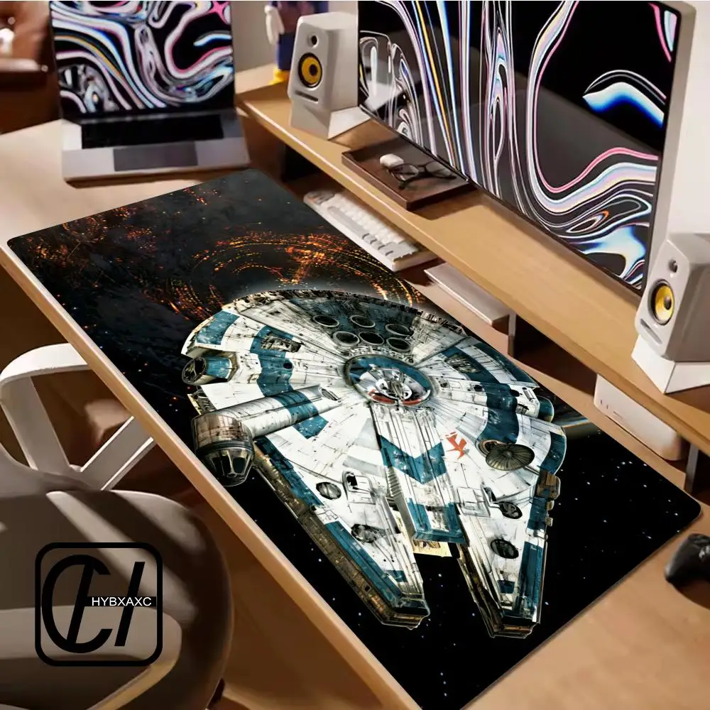 Mouse Pad Gamer PC Computer Large XXL Desk mat Mouse Pads Keyboard Anime Gaming Accessories S-Space spacecraft Carpet HYBXXC