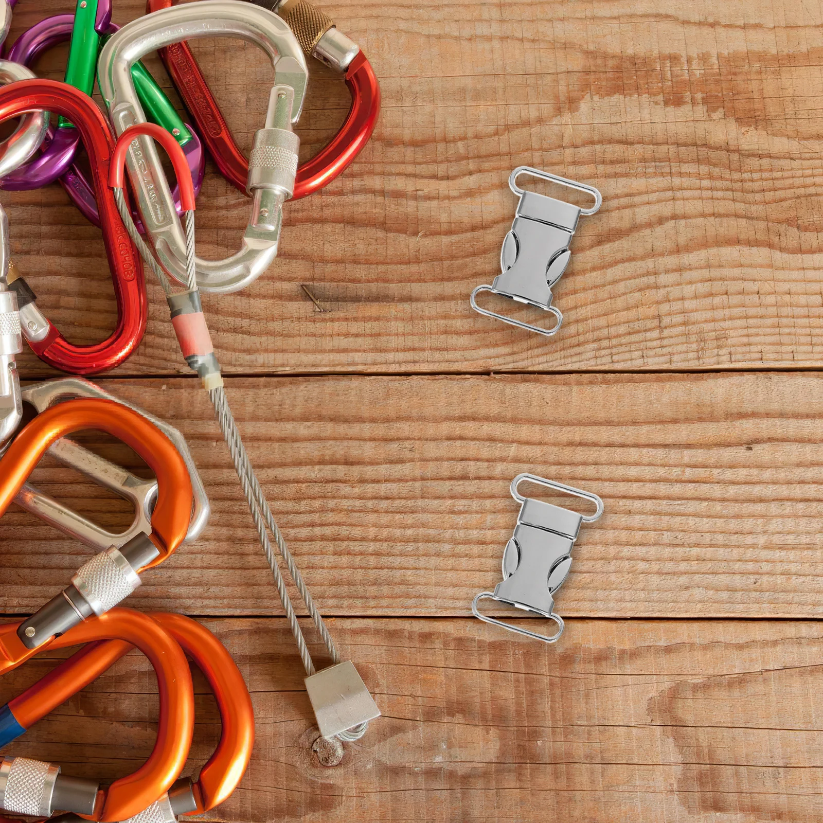 

5Pcs Metal Buckles Zinc Alloy Quick Release Clips for Pet Collars Backpack Straps Outdoor Survival Bracelet Webbing