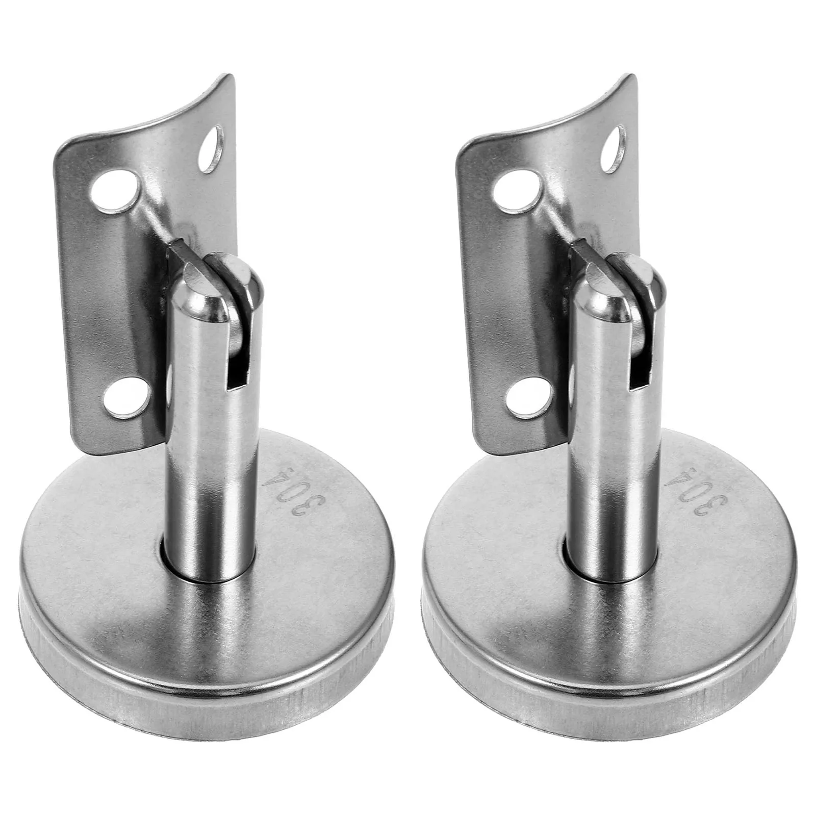 

2Pcs Round Tube Railing Bracket Wall Mount Handrail Brackets for Stairs Heavy Duty Steel Stair Banister Support DIY Installation