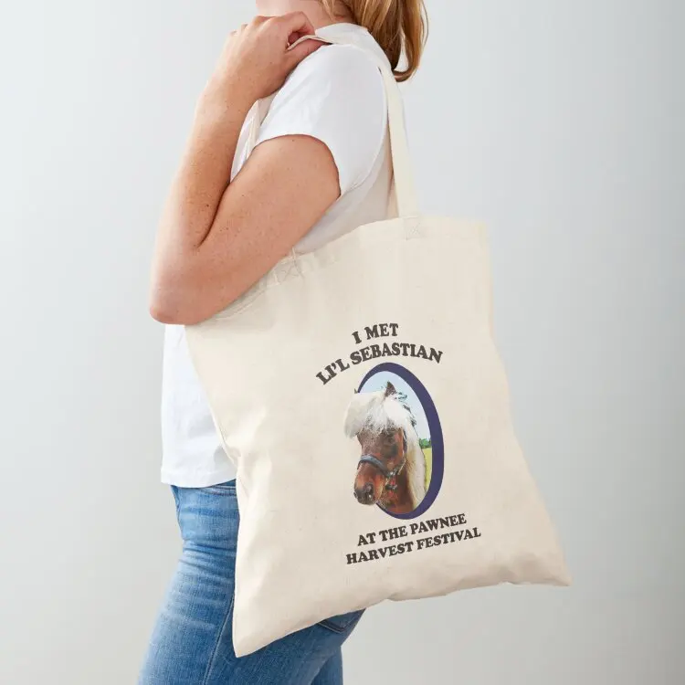 

Lil Sebastian - Parks and Recreation Tote Bag shoping bag Canvas bag for women Portable shopping the tote