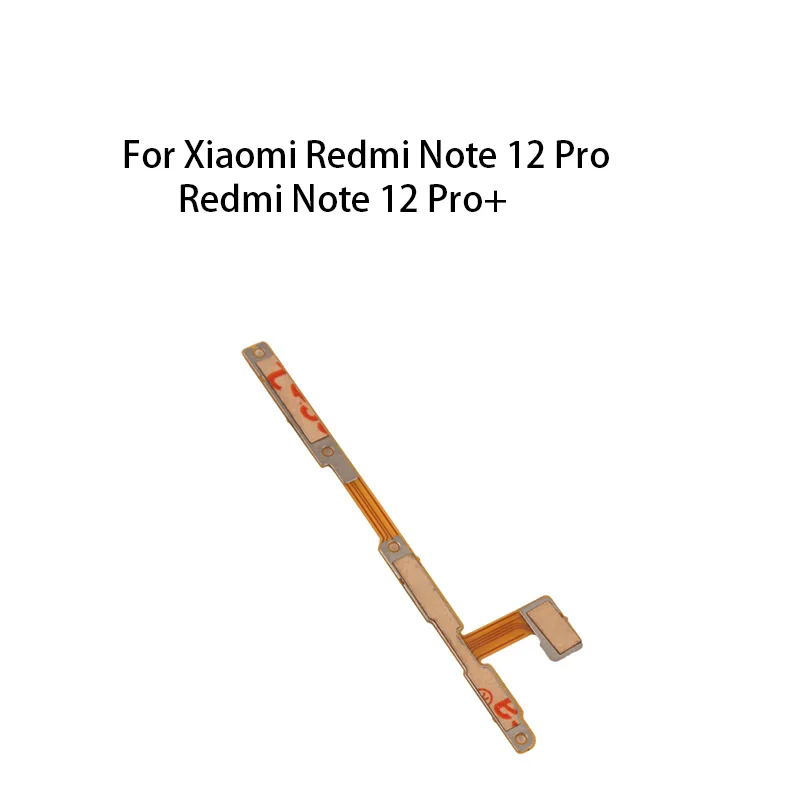 Power ON OFF Mute Switch Control Key Volume Button Flex Cable For Xiaomi Redmi Note 12 Pro / Redmi Note 12 Pro+