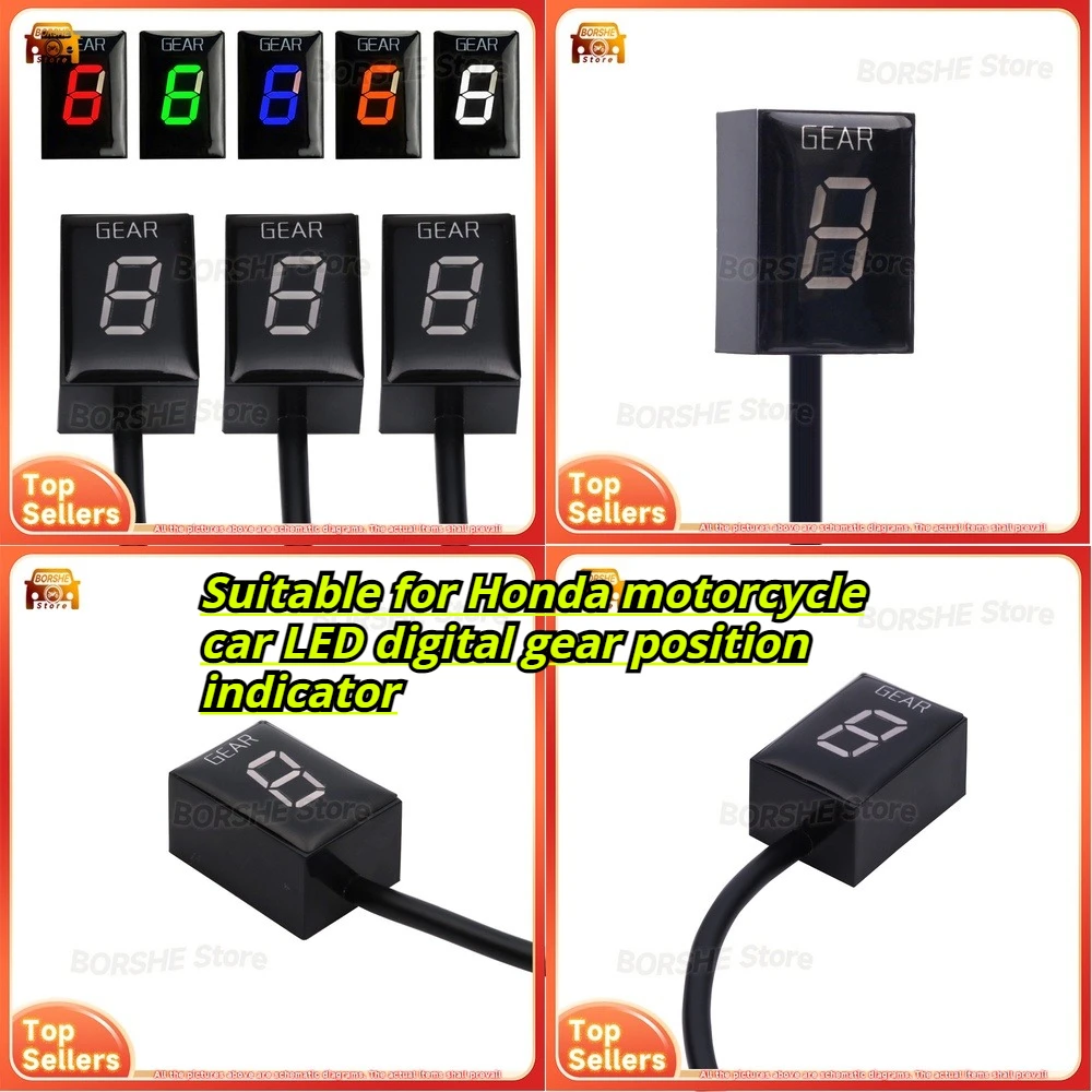 

Suitable for Honda motorcycle car LED digital gear position indicator display meter with clear LCD screen for accurate