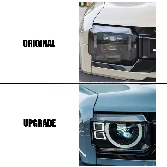 Auto Parts Upgrade Replacement Headlights Defender Style Headlights LED Headlights for Jietu T2 Parts