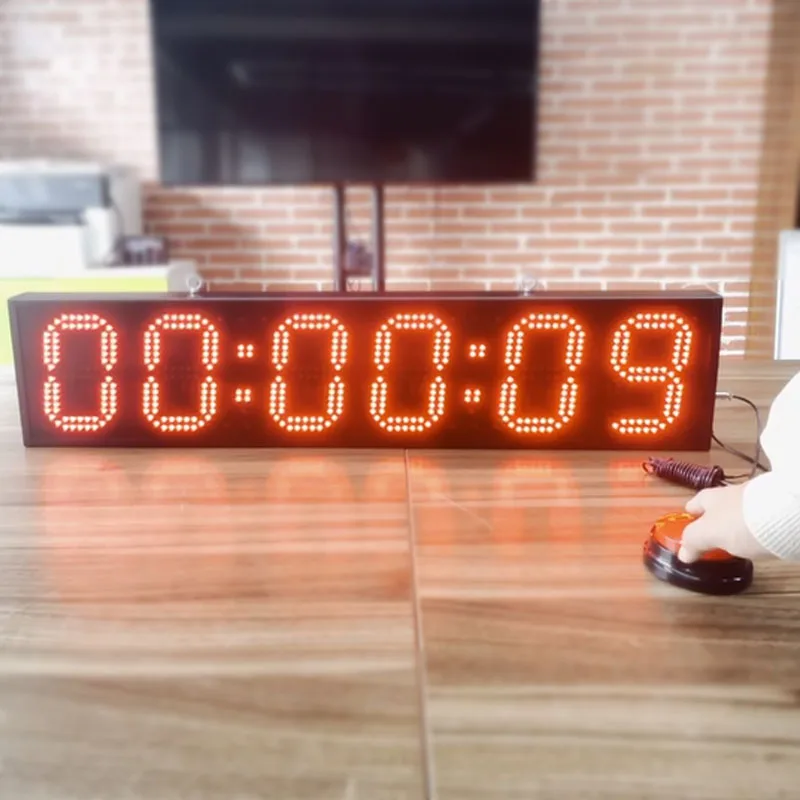 CP27 Giant Outdoor Red Sports Digital Stopwatch Ninja Timer Countdown Count up Start Stop Buzzer