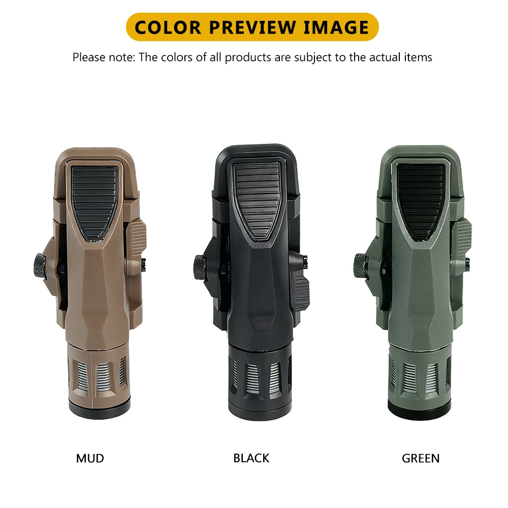 BOOIU G2 Tactical Flashlight Outdoor High-Intensity Multi-Function Laser Pointer Without Battery for Field Game Equipment